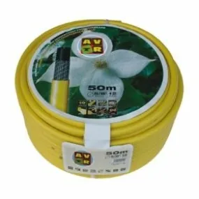 Getricoteerde gele slang, high twist resistant system '1 -  50 meter