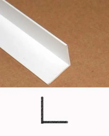 Heering PVC hoekprofiel wit 25 x 25 x 1.5mm x 2.6 meter