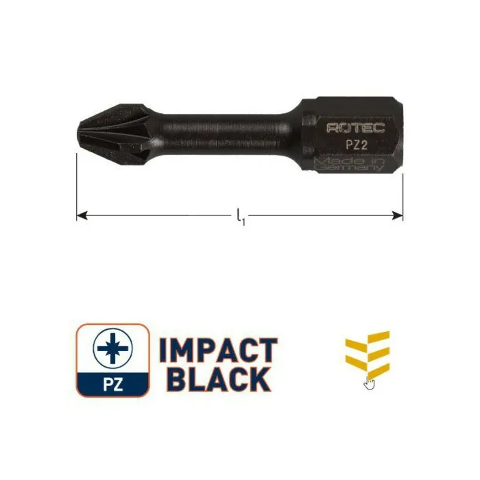 Impact schroefbit PH 3 50 mm E6.3 BASIC (2 st)