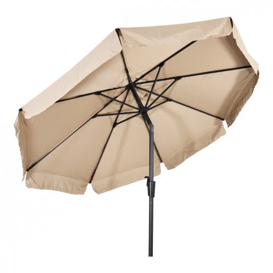 Parasol libra rond 3 meter met molen kleur ecru