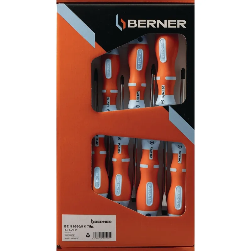 SCHROEVENDRAAIERS 2K TOP ZS  PH  PZ 7 STUKS