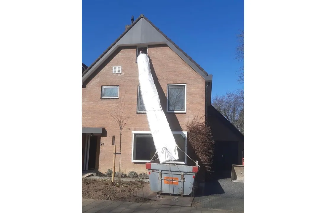 Stortslurf complete set 9 meter incl. vultrechter