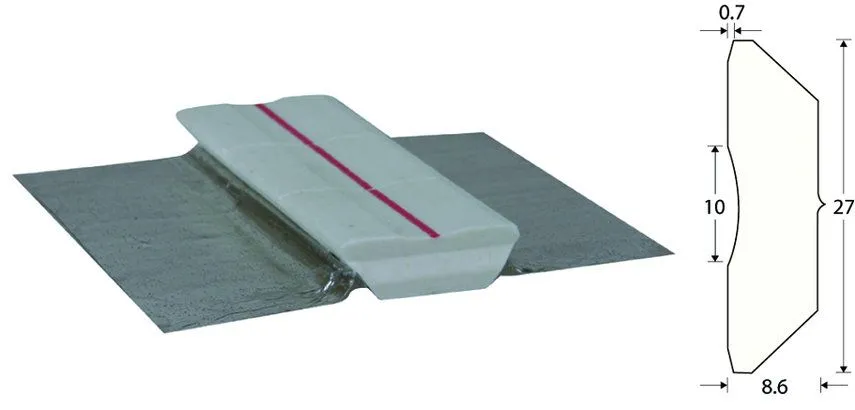 VB 8061 keramische strip a 18 meter