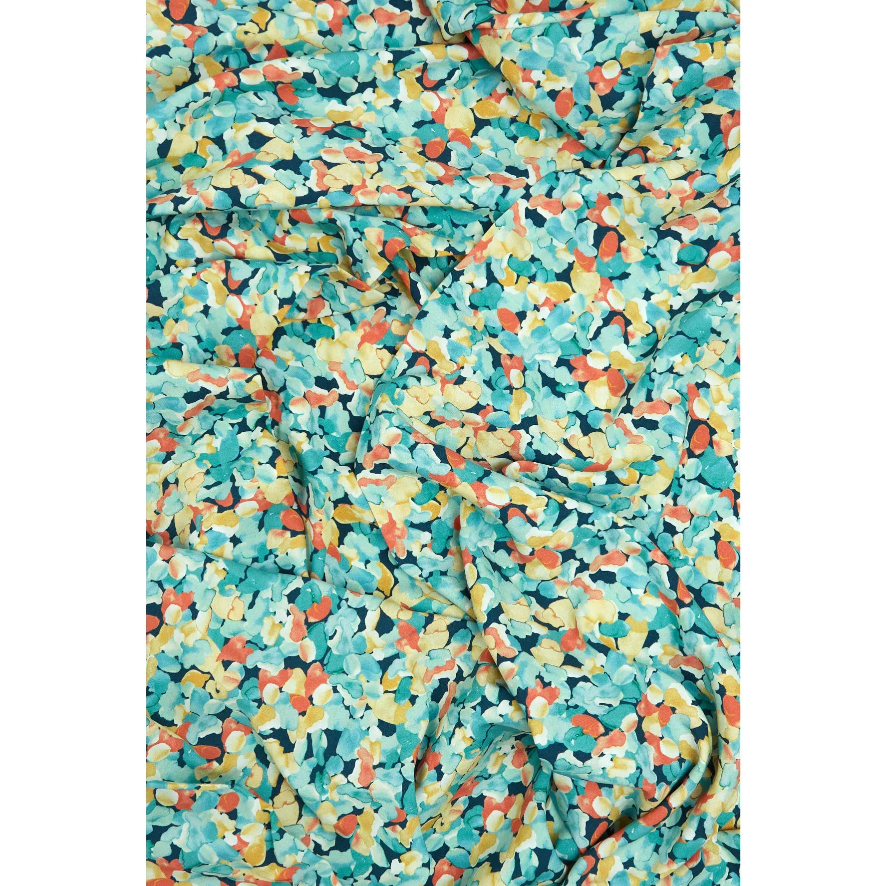 VISCOSE AQUAREL VLEKKEN  PER METER