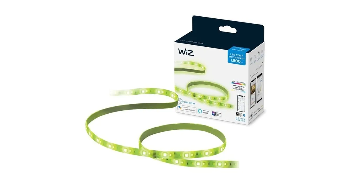 WIZ STARTERKIT LEDSTRIP, 2 METER LEDSTRIP (WIFI + BLUETOOTH PROTOCOL)
